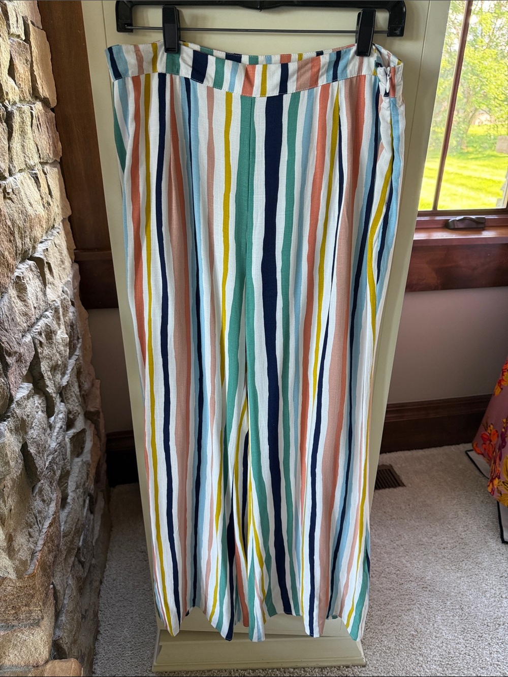 Sadie & Sage Multicolor Vertical Stripe Maxi Skirt